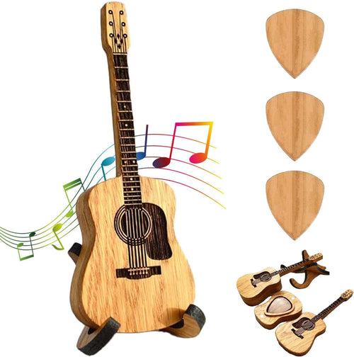 ⏰LAST DAY 59% OFF🎁Wooden Acoustic Guitar Pick Box🎸