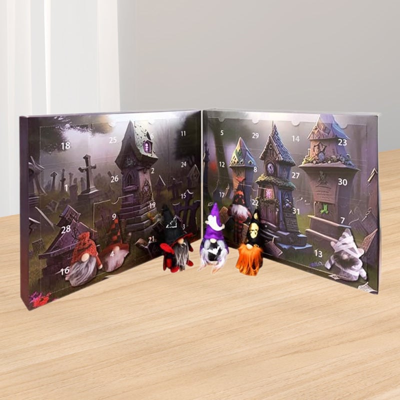 🎃Early Halloween Sale👻2024 Halloween Gnome Advent Calendar