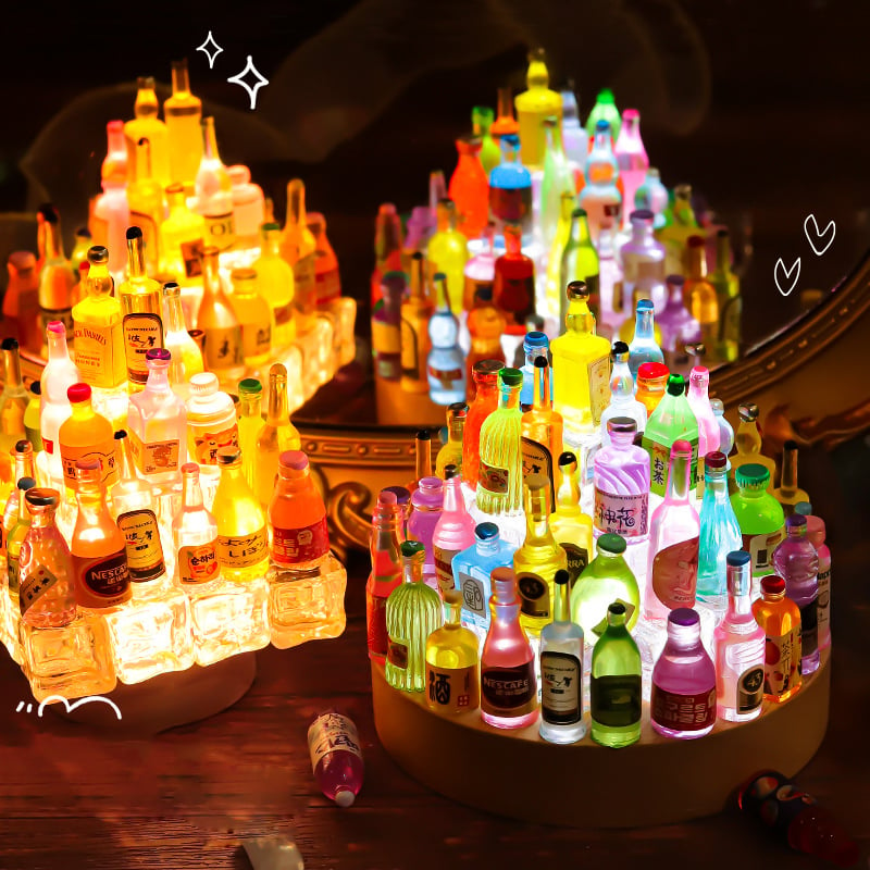 ✨Creative glowing decoration - 🍻DIY Wine Bottle Lamp..