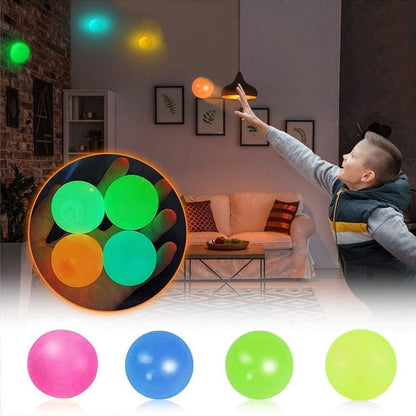 🔥HOT SALE - 49% OFF🔥 Sticky Anti-Stress Luminescent Balls (4 Balls)