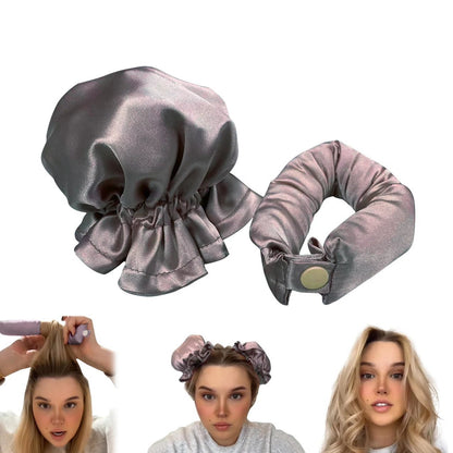 🔥 Heatless Silk Curling Set, No Hair Damage