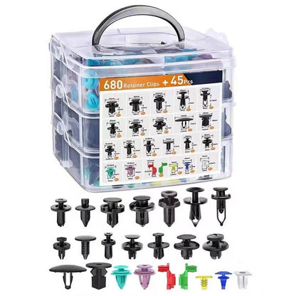 725Pcs Car Retainer Clips & Fastener Remover