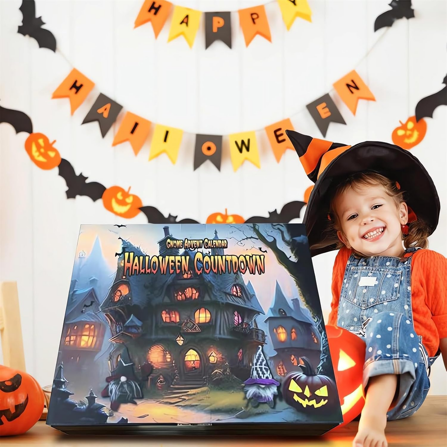 🎃Early Halloween Sale👻2024 Halloween Gnome Advent Calendar