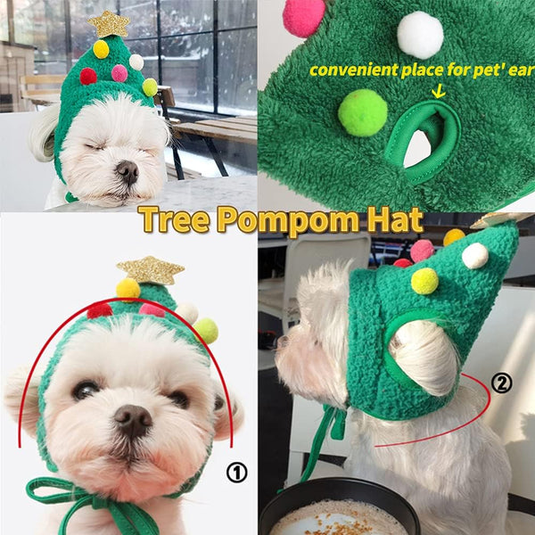 🎅Christmas Sale 49% OFF🎄🔥 Adorable Christmas Tree Pom-Pom Hat🎁