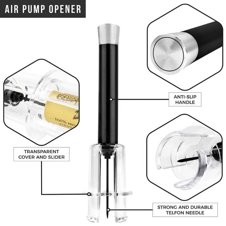 Christmas Hot sale SAVE 49%🎄Air Pump Cork Remover Wine Bottle Opener Set