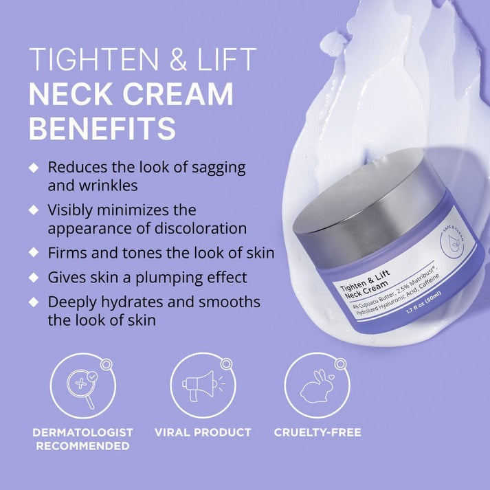 Natural™ Tighten & Lift Firming Neck Cream for Crepey Skin