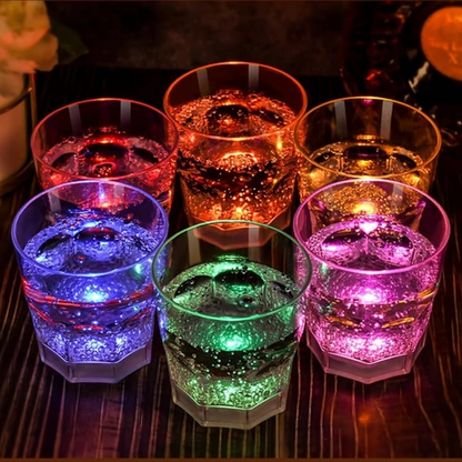 Last Day Promotion!🎄LED Light Up Cups Wine Champagne Glass-Limited Stock