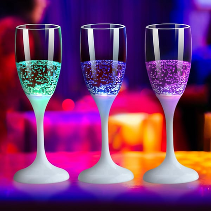 Last Day Promotion!🎄LED Light Up Cups Wine Champagne Glass-Limited Stock