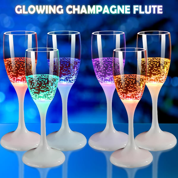 Last Day Promotion!🎄LED Light Up Cups Wine Champagne Glass-Limited Stock