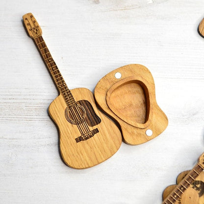 ⏰LAST DAY 59% OFF🎁Wooden Acoustic Guitar Pick Box🎸