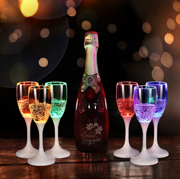 Last Day Promotion!🎄LED Light Up Cups Wine Champagne Glass-Limited Stock